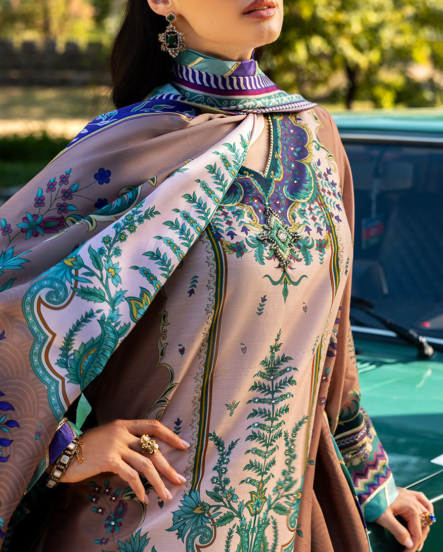 Aurora Echo | NIRVANA PRINTED SILK | MUSHQ