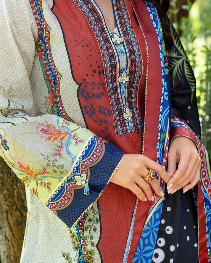 Ethereal Gleam | NIRVANA PRINTED SILK | MUSHQ