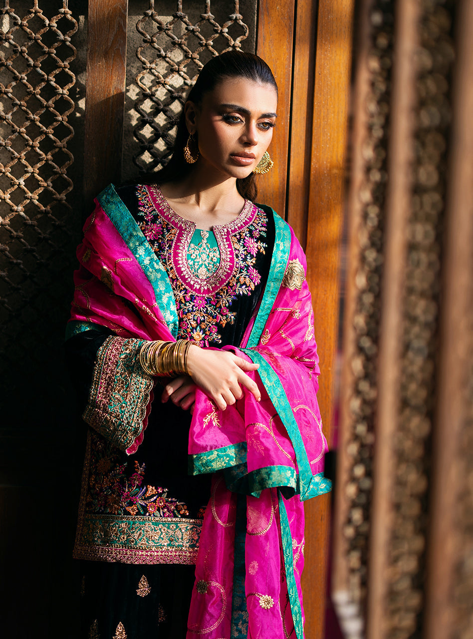 Zeba | Velvet Unstitched '25 | Zainab Chottani