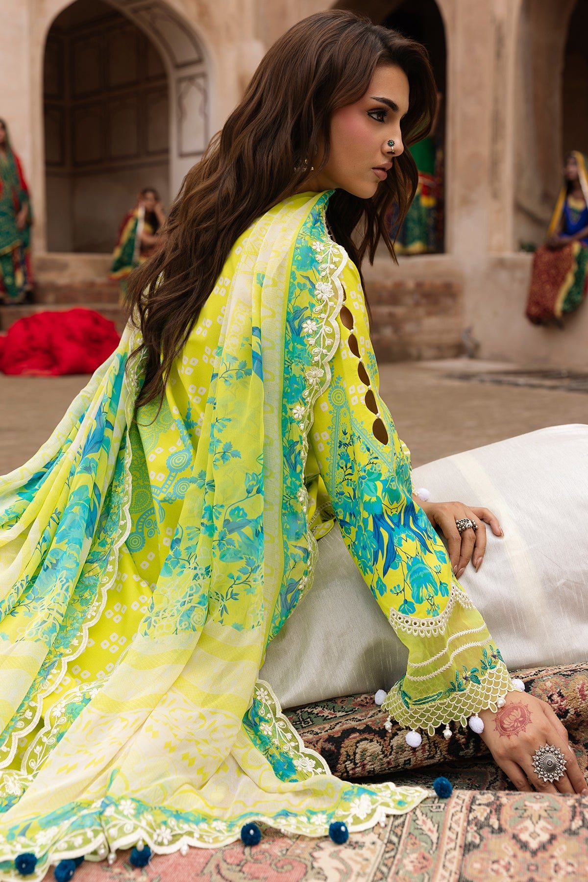 3-PC Unstitched Embroidered Lawn Collection CC6-25 | combination-vol-2-2026 | CHARIZMA