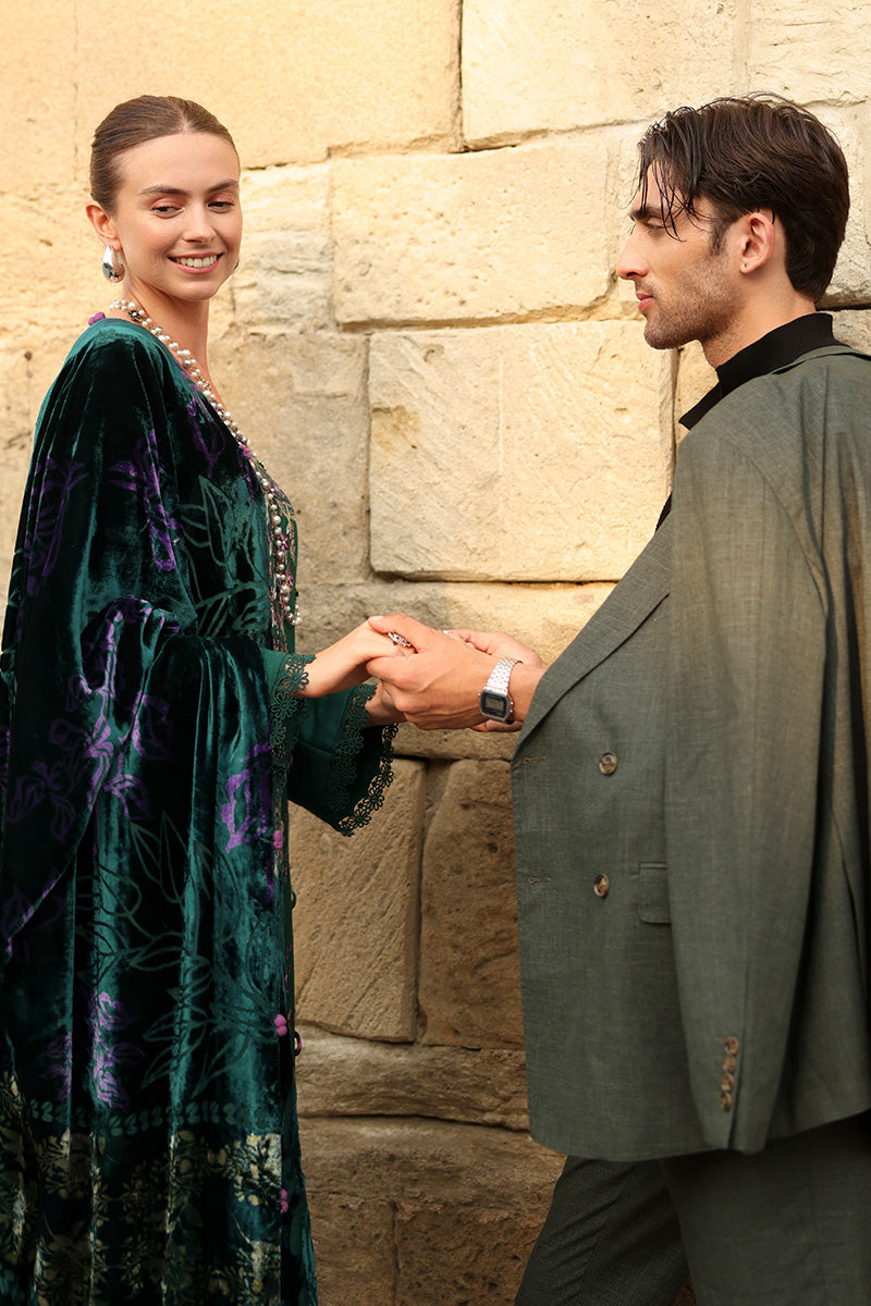 Matcha | CARNATION LUXURY SHAWL EDIT | RANG RASIYA