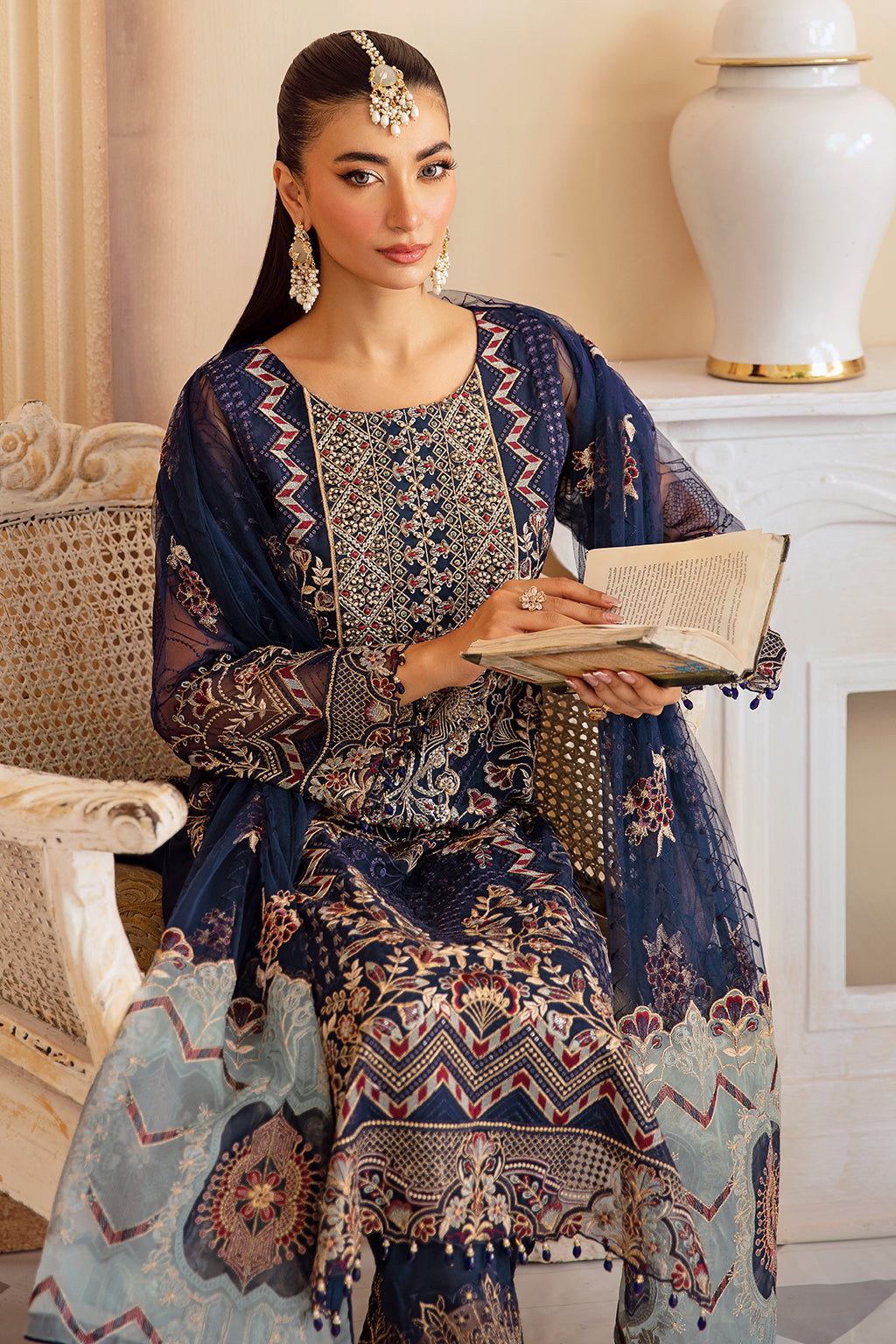 M-1209 | MINHAL COLLECTION | RAMSHA in UK USA UAE online kapraye.com