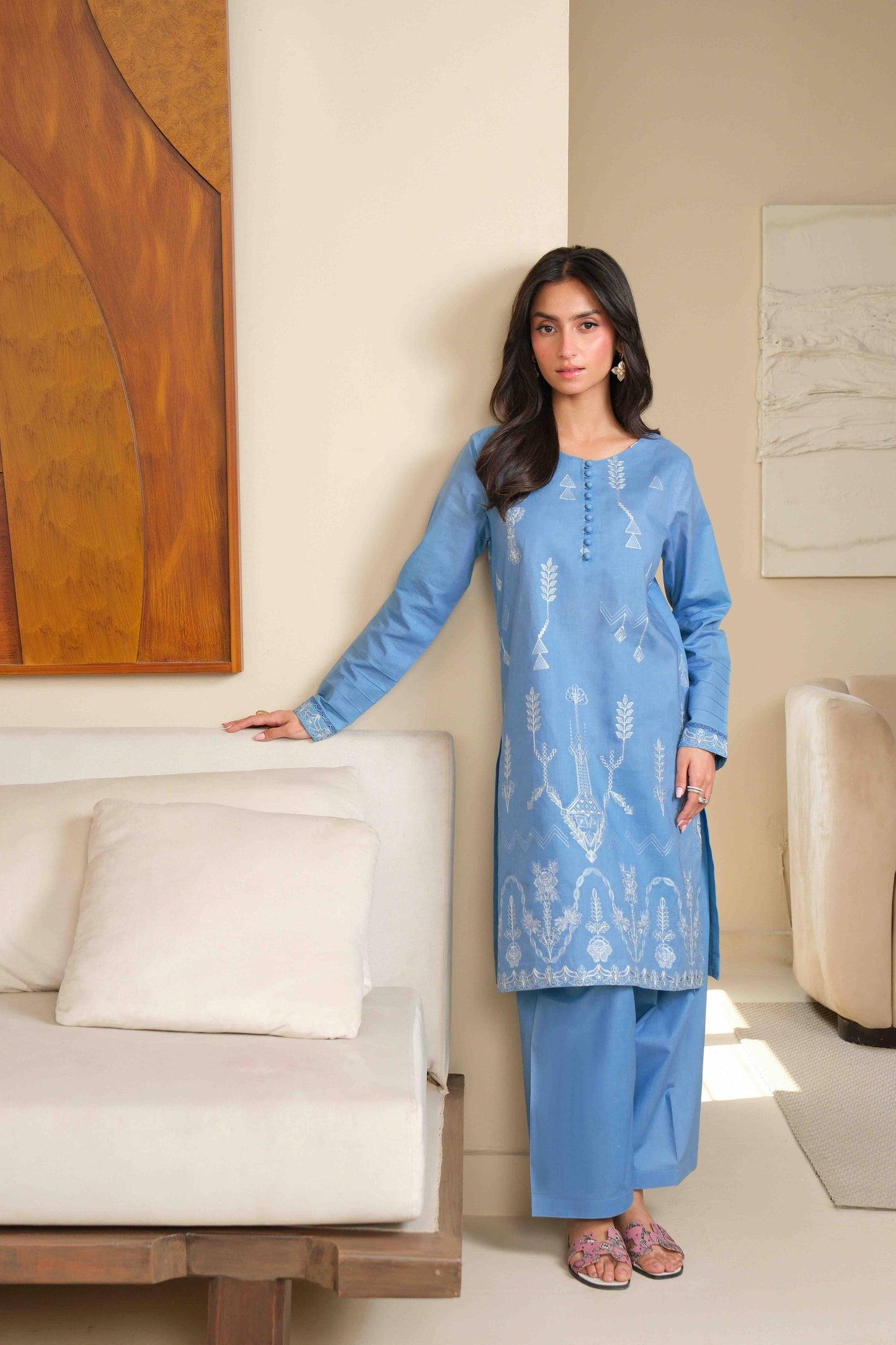 D5 - Blue Mira | NOOR PRET '25 | NOOR BY SADIA ASAD
