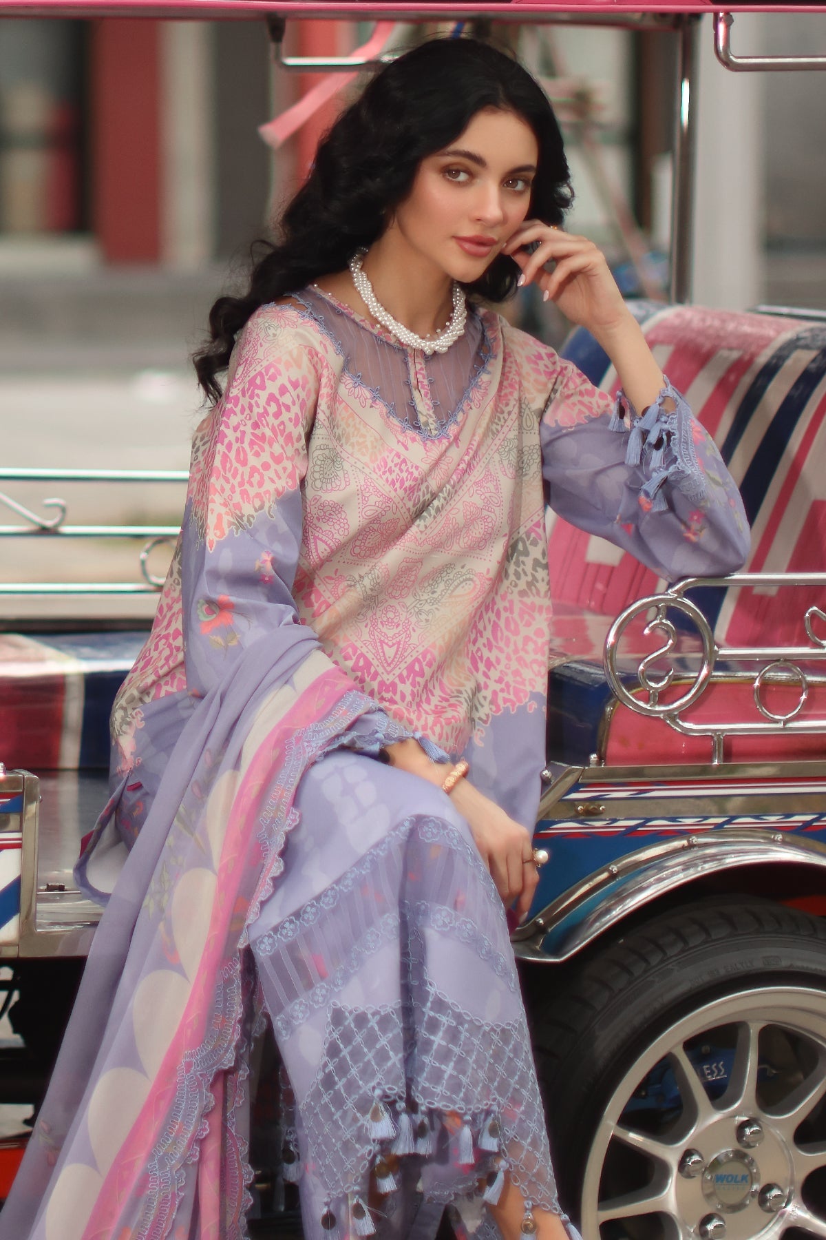 3-PC Unstitched Embroidered Lawn Collection CC6-22 | combination-vol-2-2026 | CHARIZMA