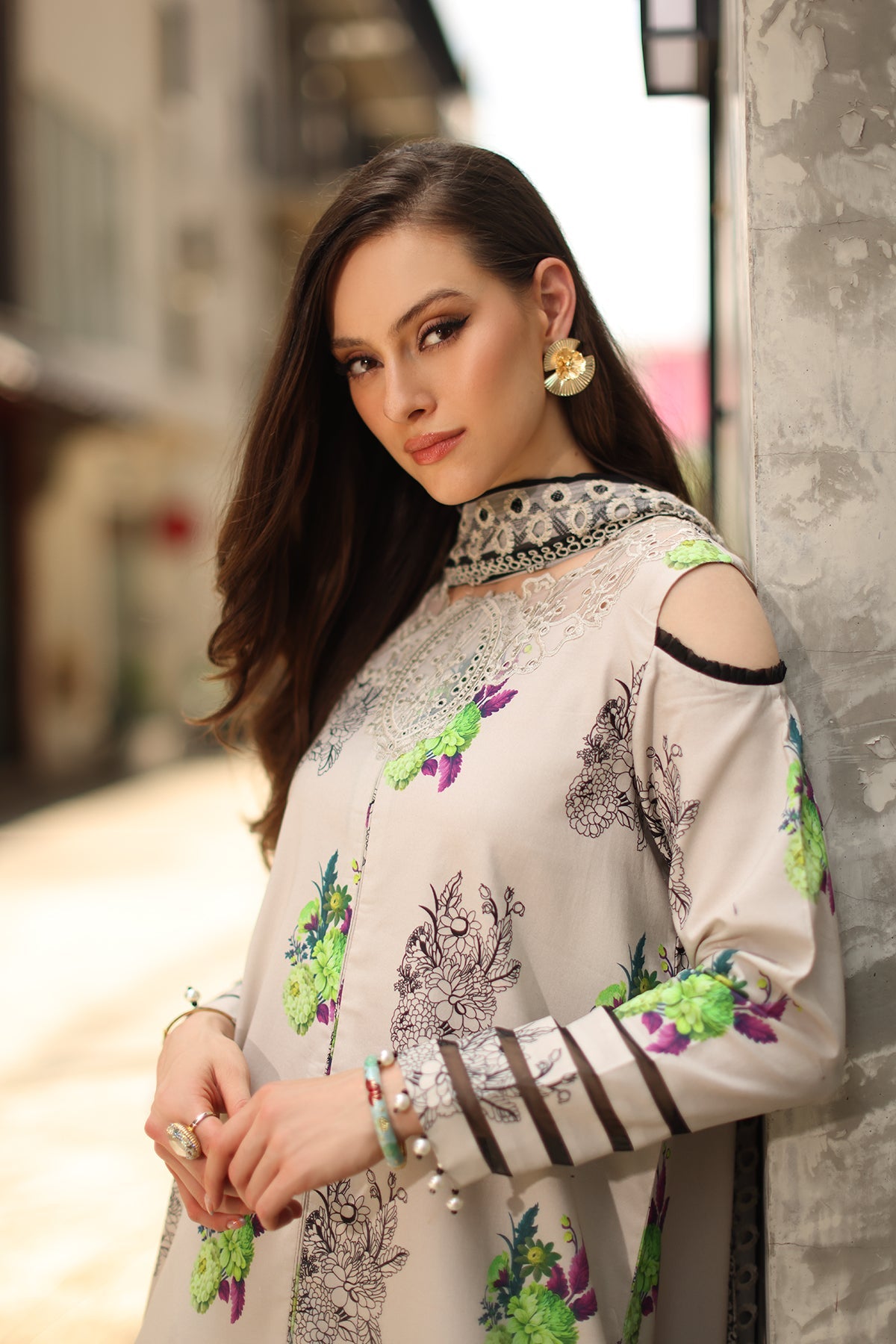 3-PC Unstitched Embroidered Lawn Collection CC6-23 | combination-vol-2-2026 | CHARIZMA
