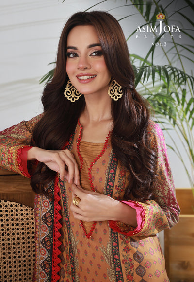 AJBP-34 (3-PCS) || BASIC PRINTS VOL 2 || ASIM JOFA in UK USA UAE online kapraye.com