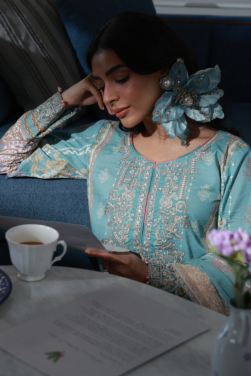 Eidra | DELIA UNSTITCHED LAWN | GULAAL