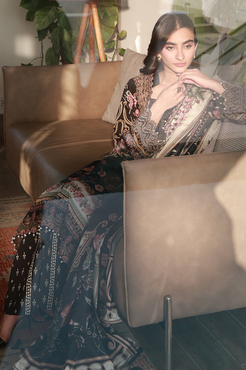 Soleil | DELIA UNSTITCHED LAWN | GULAAL