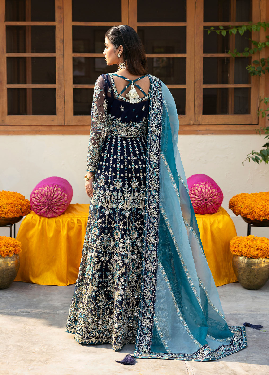 Meena | Chaandni Unstitched Wedding Formals | Gulaal in UK USA UAE online kapraye.com