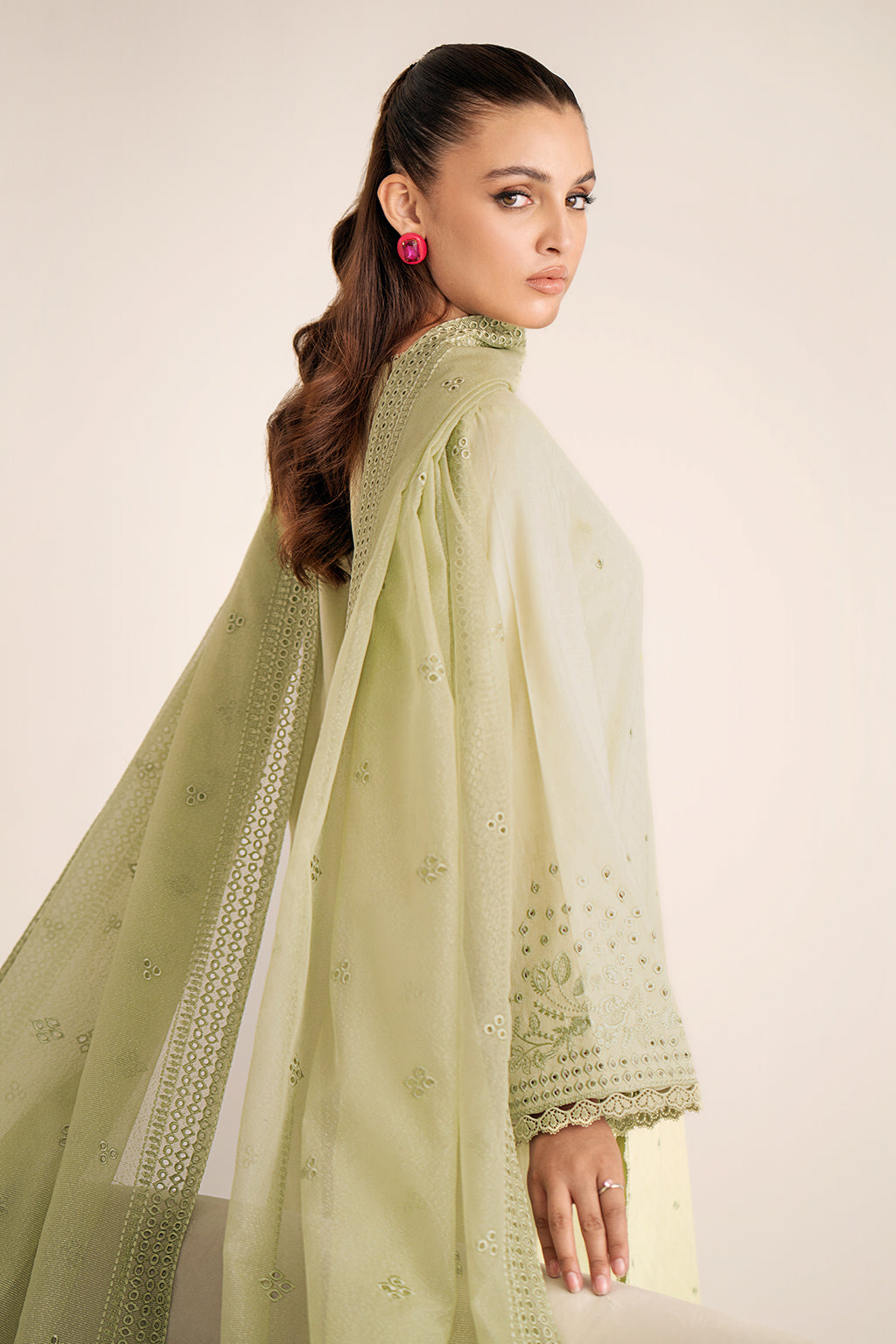 Minty Mirage || Basic Pret || Afrozeh in UK USA UAE online kapraye.com