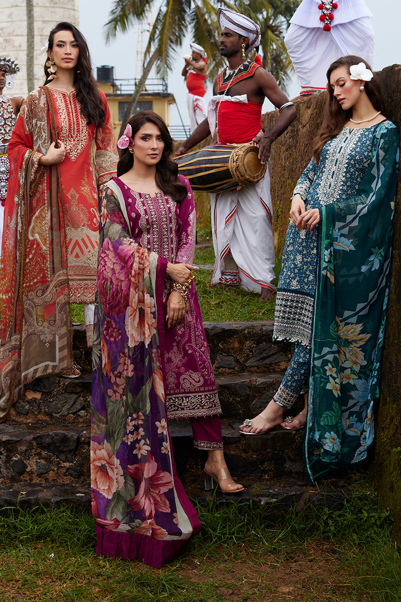 Aria | Saffira lawn'25 | Gulaal in UK USA UAE online kapraye.com