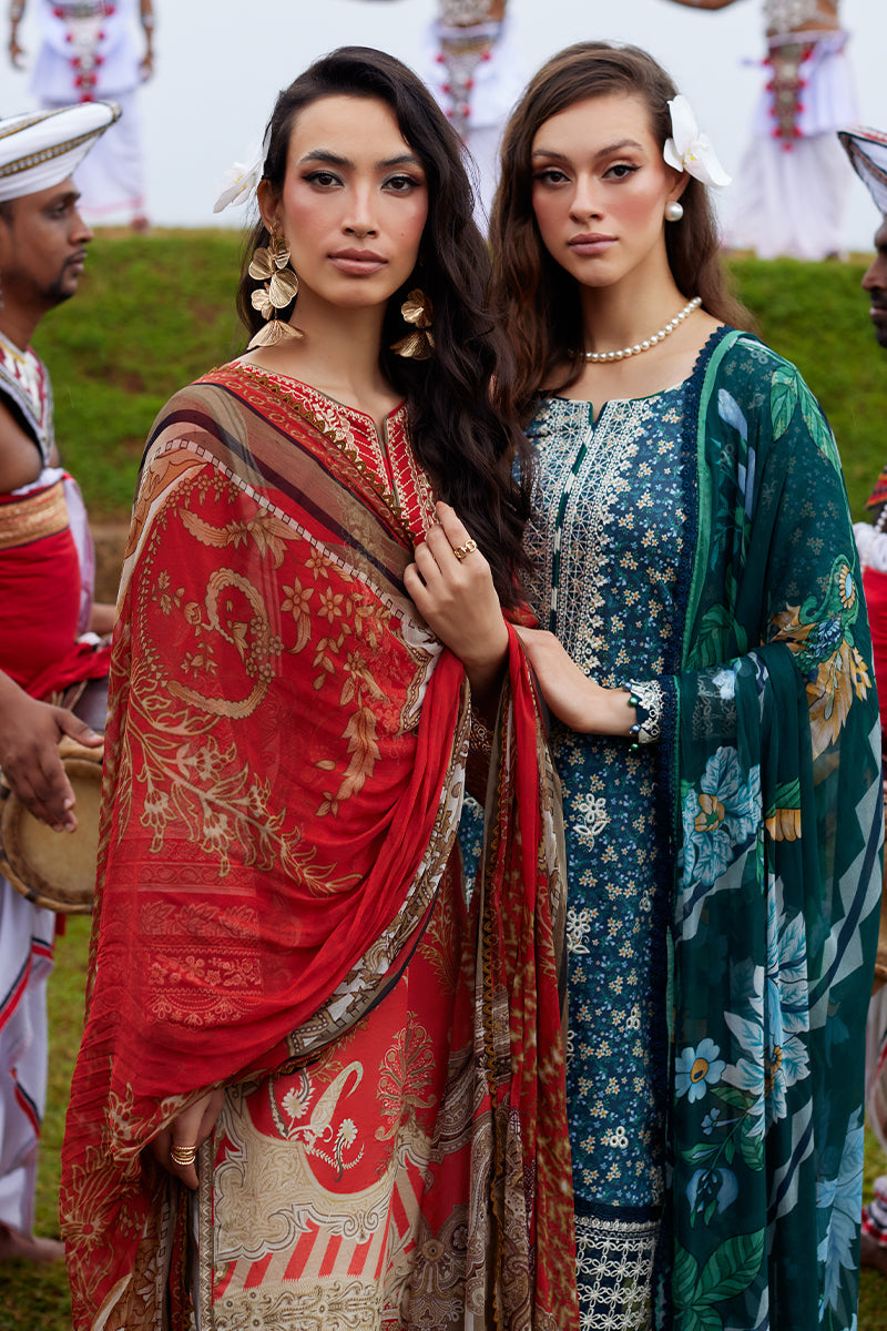 Zhuri | Saffira lawn'25 | Gulaal in UK USA UAE online kapraye.com