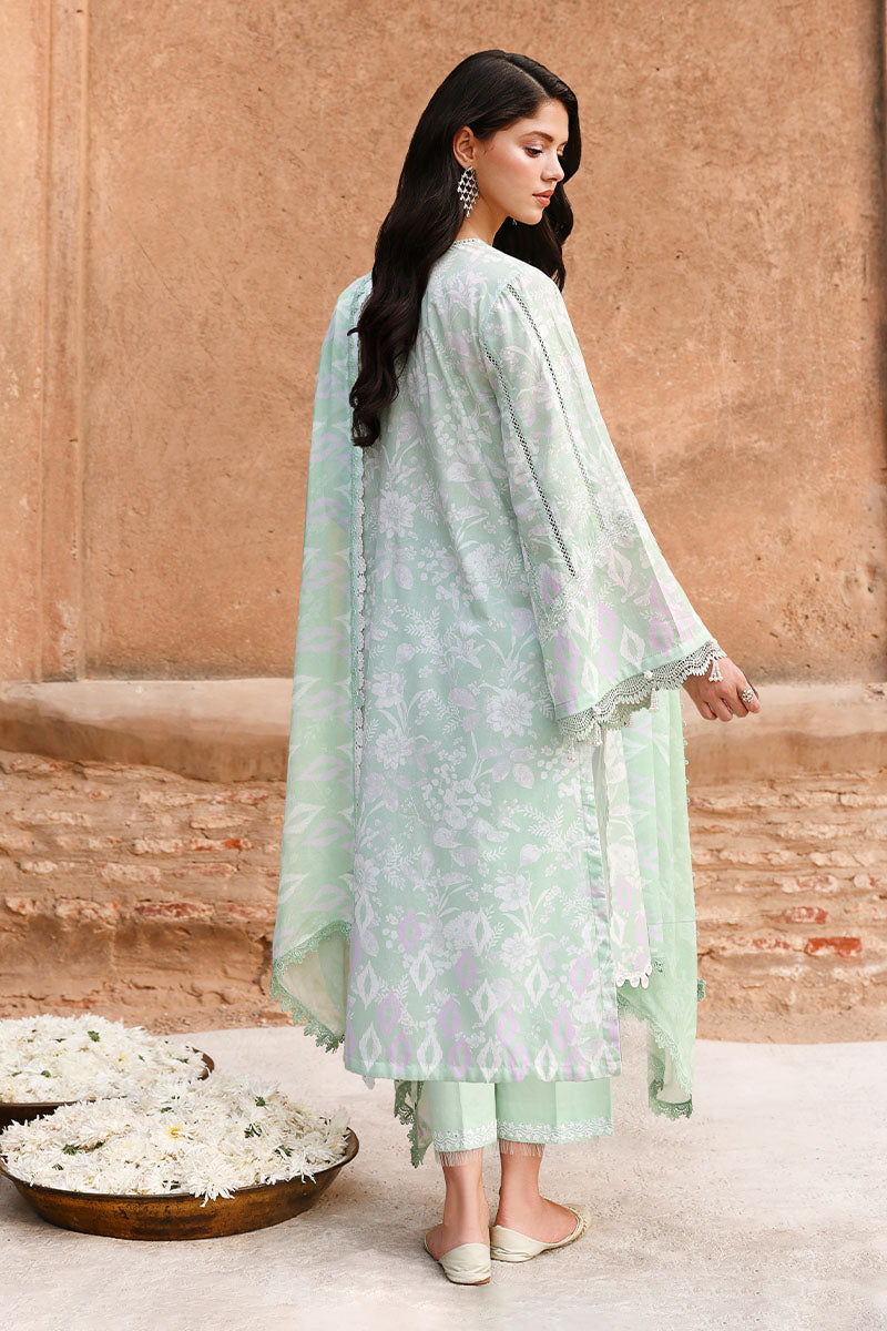 SAGE GREEN-3PC PRINTED LAWN SUIT | EID LAWN '26 | CROSS STITCH