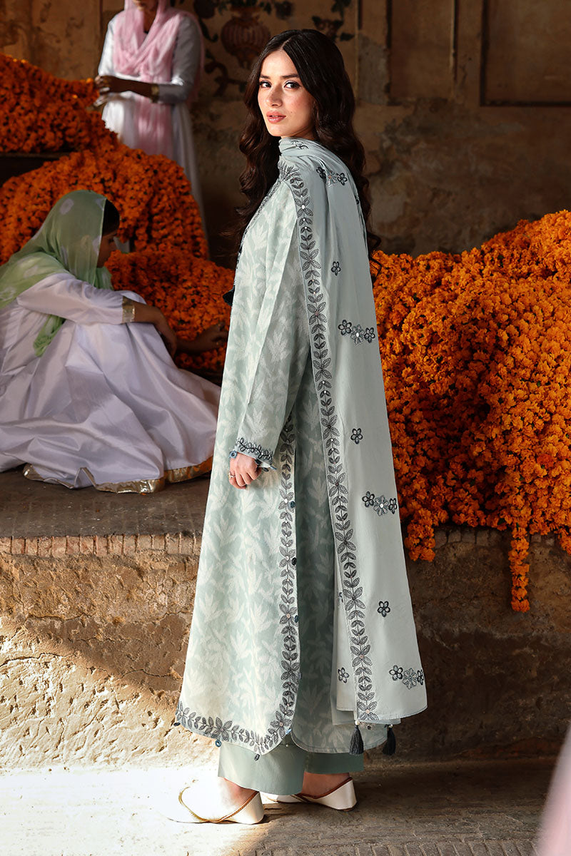 AZURE DREAM-3PC EMBROIDERED LAWN SUIT | EID LAWN '26 | CROSS STITCH
