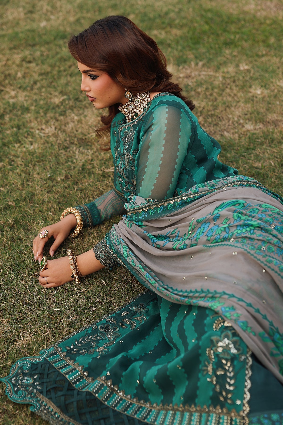 VSL25-40 | VASAL - Vol 6 Unstitched Luxury Chiffon | CHARIZMA