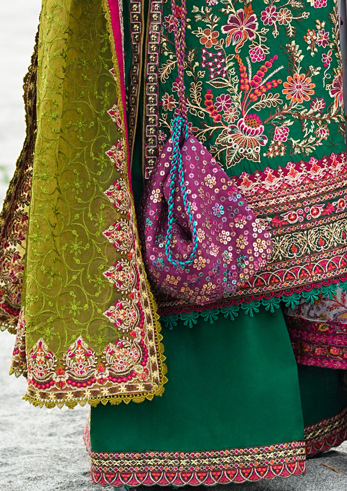 PLUM SILK POTLI | LAWN '25 VOL 1 | AIK ATELIER