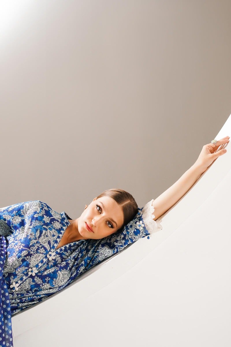 H231-011B-BG | Mahay Summer’23 | SANA SAFINAZ in UK USA UAE online kapraye.com