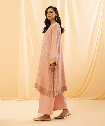 DYED EXTRA WEFT JACQUARD SHIRT | JACQUARD EID EDITION | SAPPHIRE in UK USA UAE online kapraye.com