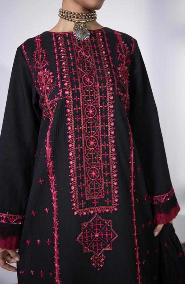 3 Piece - Embroidered Dobby Suit || SIGNATURE || SAPPHIRE in UK USA UAE online kapraye.com