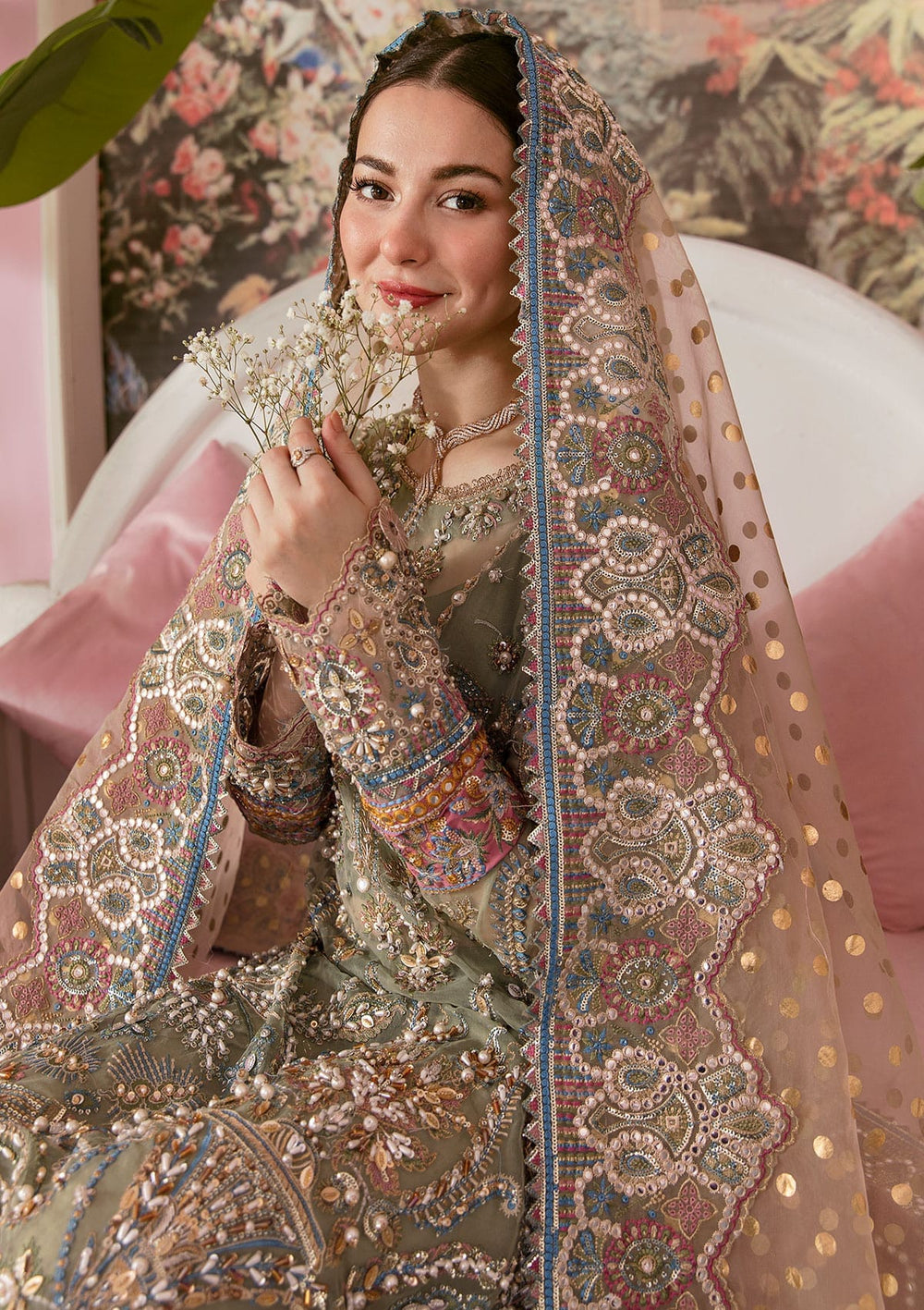 ECC-4- MARIEE || Luxury Handwork Collection || Elaf Premium in UK USA UAE online kapraye.com
