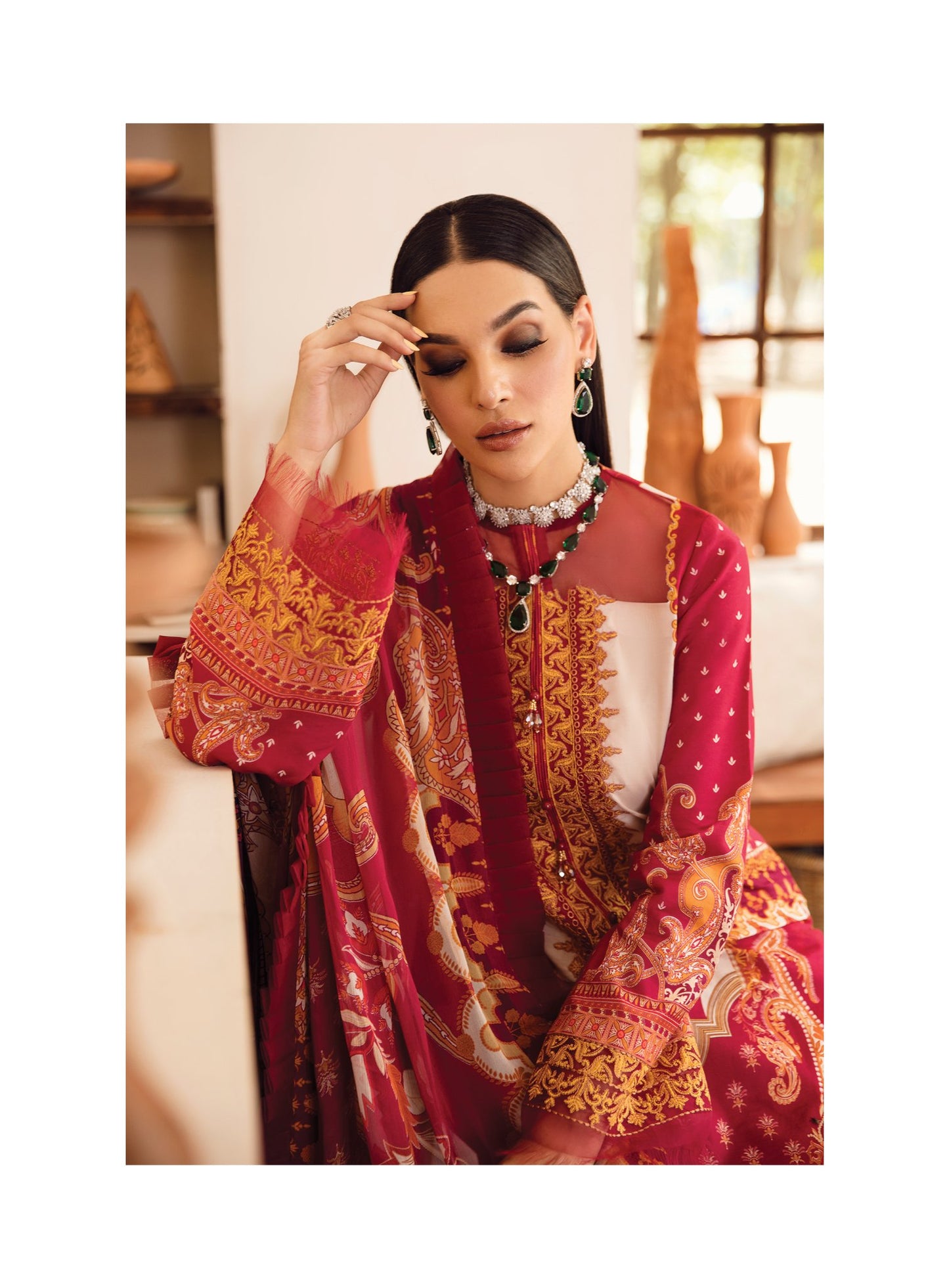 Sabinah-07 || Lawn 2022-Volume 2 || Gulaal in UK USA UAE online kapraye.com