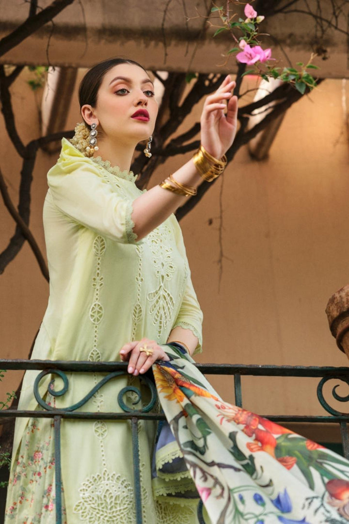 FFMD04-SUT-LMN || Mehru Luxury Lawn Collection 2022 || Ittehad Textiles in UK USA UAE online kapraye.com