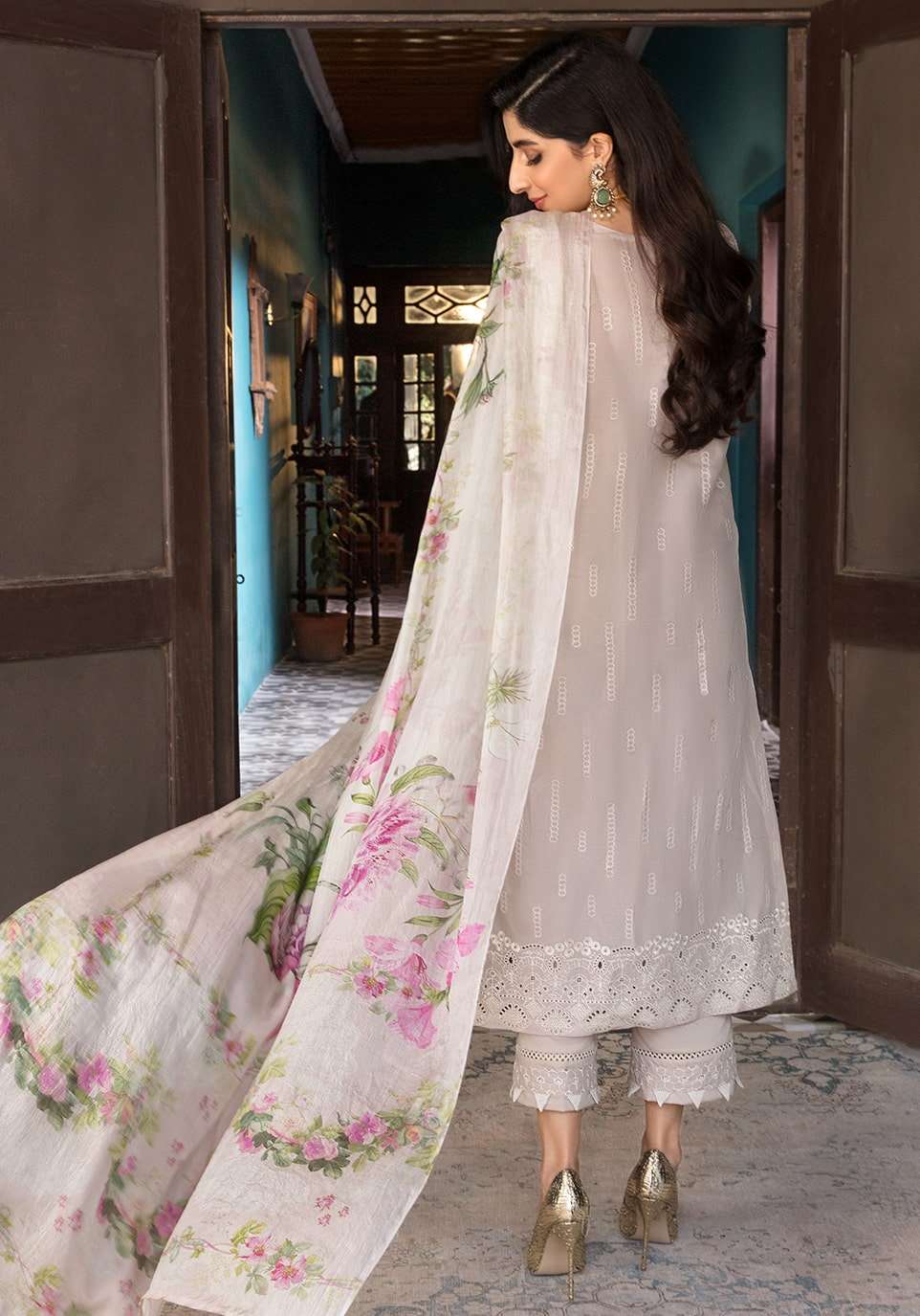 EFC 1-Heritage || Elaf Festive Chikankari 2022 || Elaf Premium in UK USA UAE online kapraye.com