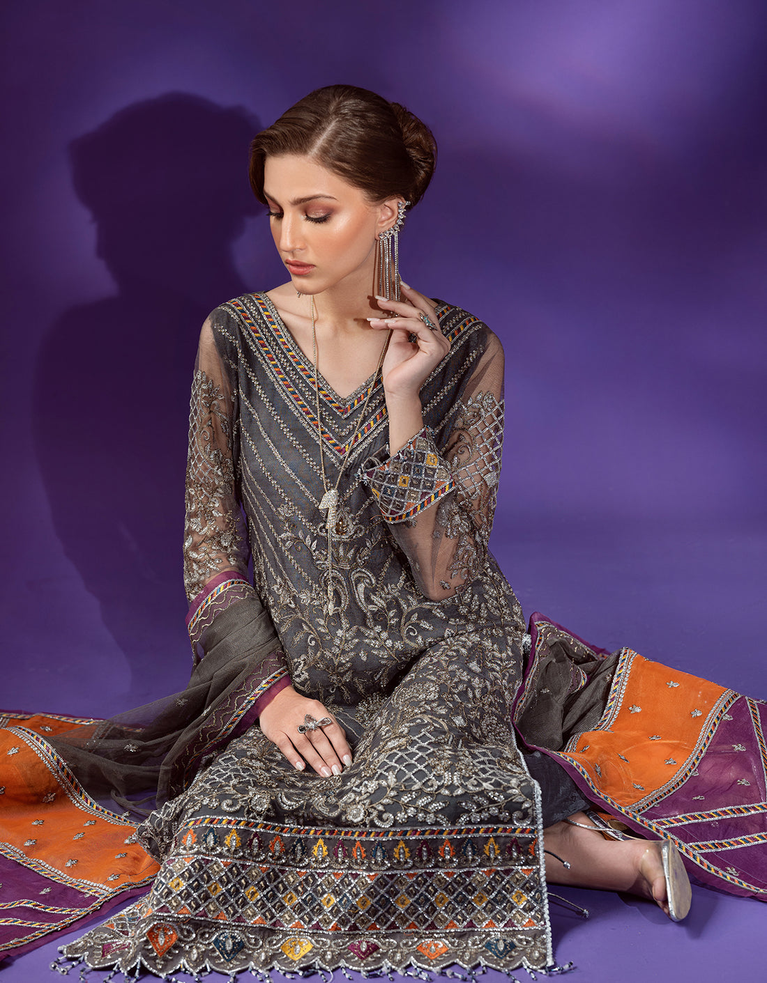 LR-09 || LAMOUR CHIFFON VOL-02 || EMAAN ADEEL in UK USA UAE online kapraye.com