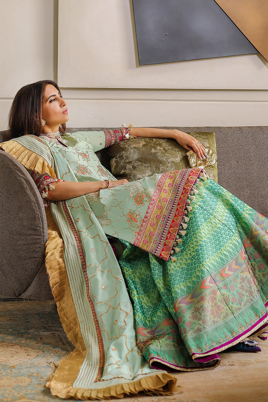 EL22-15 A (NADINE) || Lawn Collection 2022 || Elan in UK USA UAE online kapraye.com