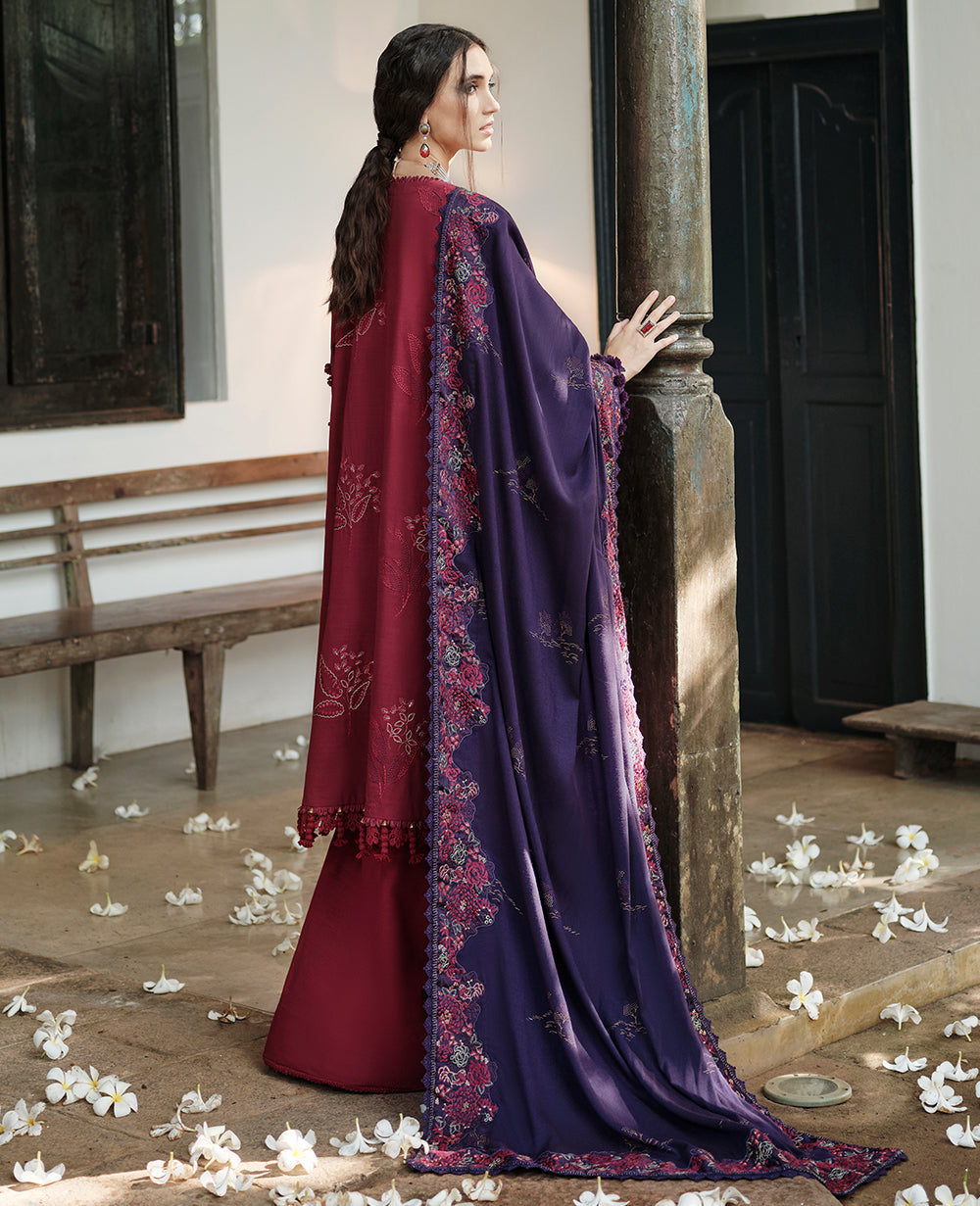 EHALA || DANAYAH WINTER UNSTITCHED '22 || Rpublic Womenswear in UK USA UAE online kapraye.com