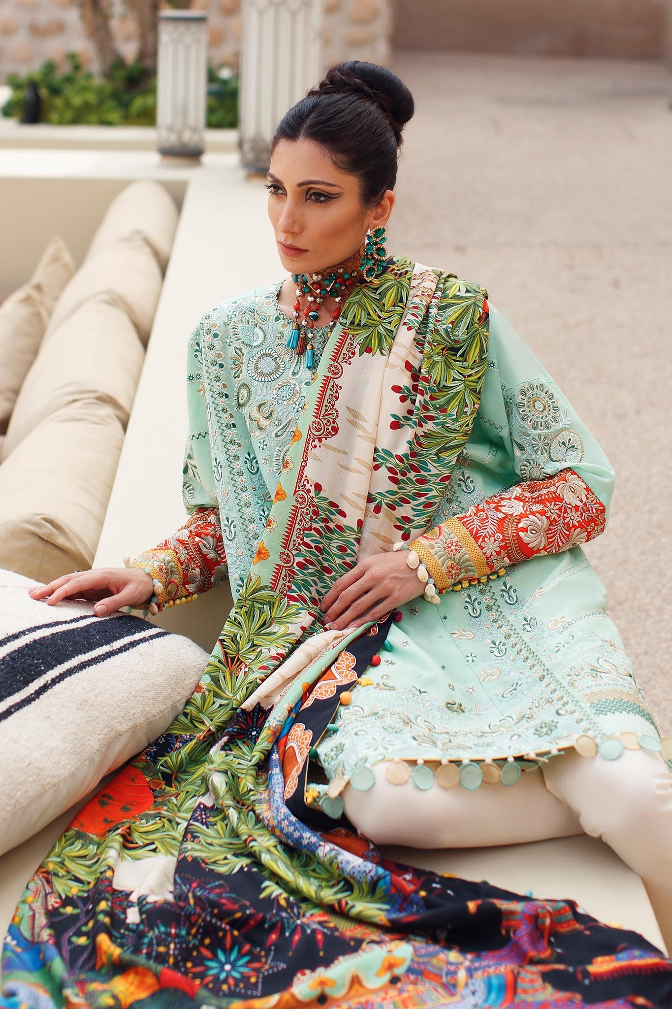EL22-09 B (NIMA) || Lawn Collection 2022 || Elan in UK USA UAE online kapraye.com