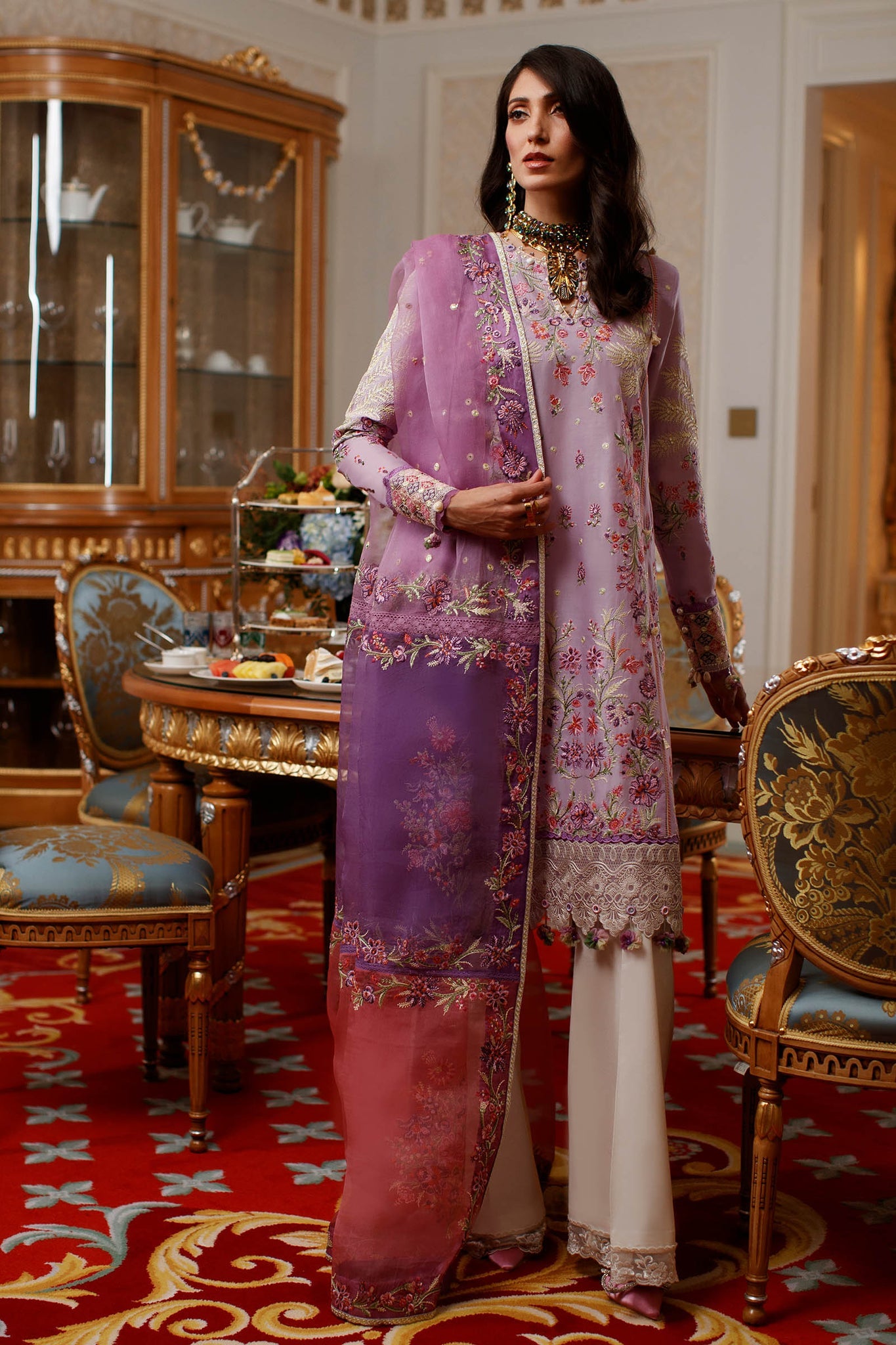 EL22-11 A (NEZIHA) || Lawn Collection 2022 || Elan in UK USA UAE online kapraye.com