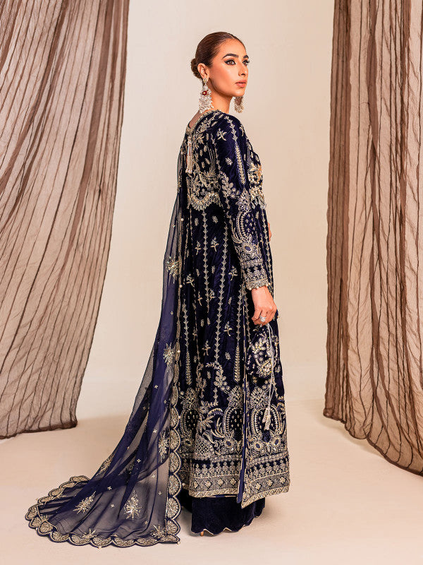 Aylin 08 || EMBROIDERED VELVET '22 || Gulaal in UK USA UAE online kapraye.com