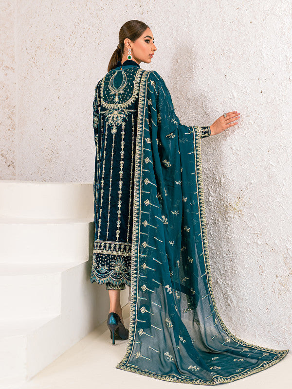 Sabeena 07 || EMBROIDERED VELVET '22 || Gulaal in UK USA UAE online kapraye.com