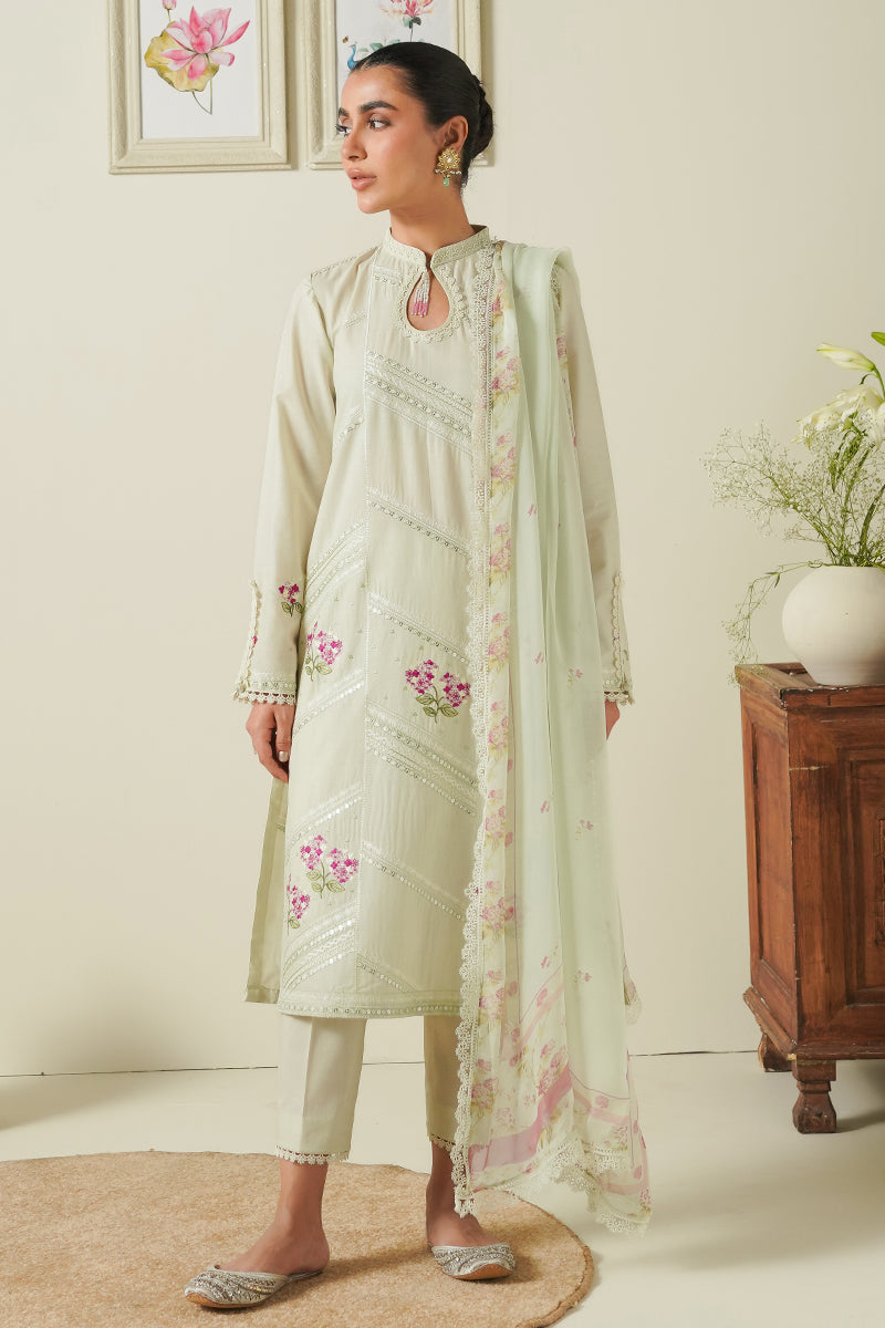 PASTEL BLOOM | EMB LAWN MAHIRI-24 | CROSS STITCH