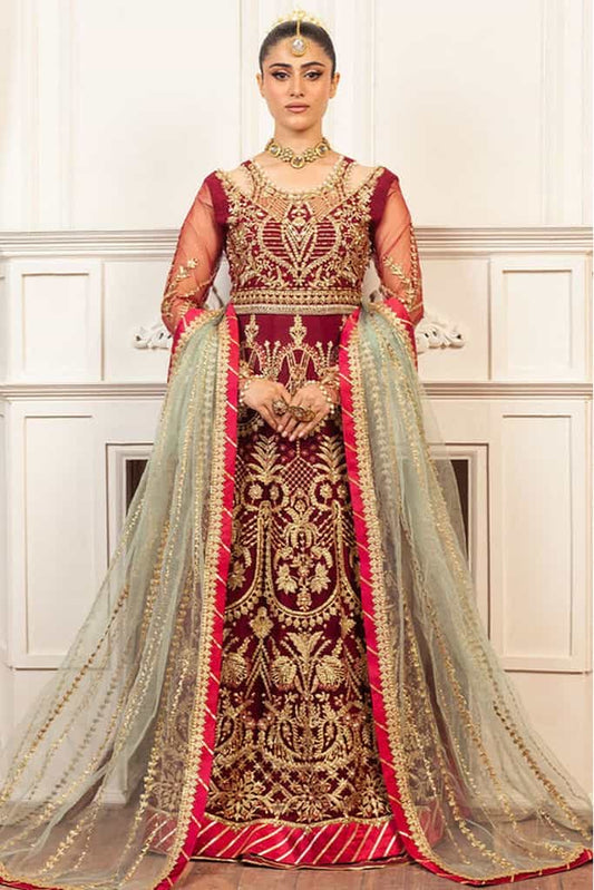 Scarlet | AURA DEBUT WEDDING | MUSHQ in UK USA UAE online kapraye.com