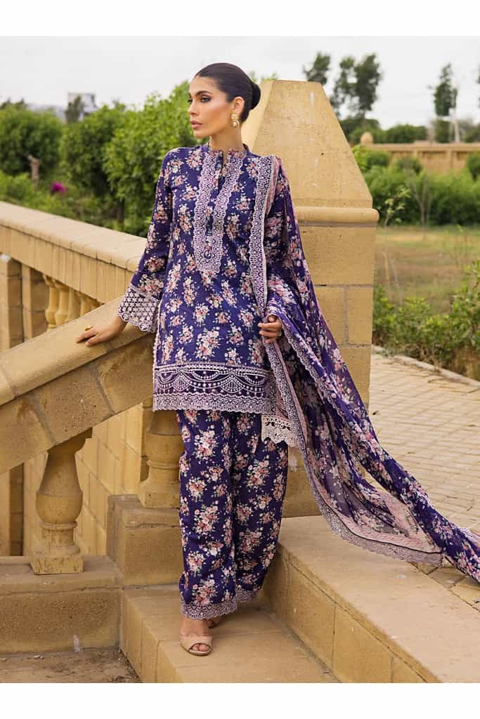 AABROO 6B || LUXURY LAWN || ZAINAB CHOTTANI in UK USA UAE online kapraye.com