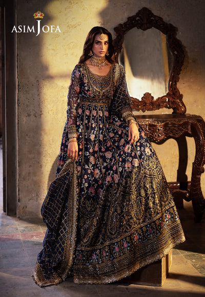 AJKB-09 EMBROIDERED CHIFFON 3 PCS | BEKHUDI | ASIM JOFA