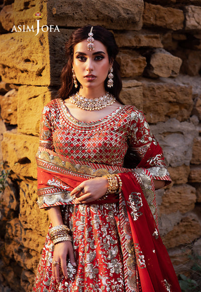 AJKB-11 EMBROIDERED CHIFFON 3 PCS | BEKHUDI | ASIM JOFA