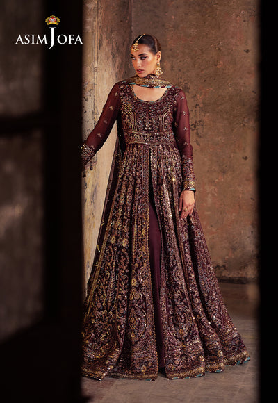 AJKB-08 EMBROIDERED CHIFFON 3 PCS | BEKHUDI | ASIM JOFA