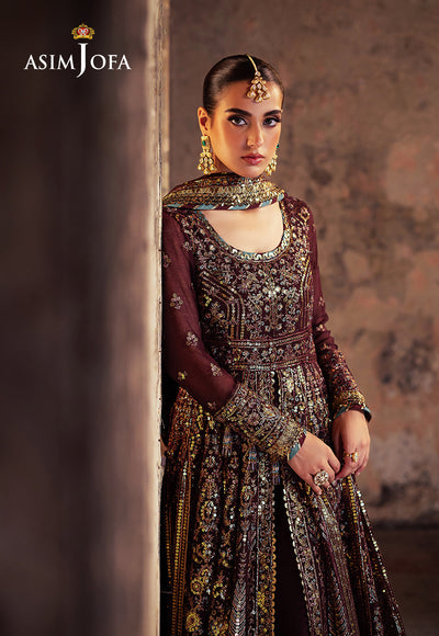 AJKB-08 EMBROIDERED CHIFFON 3 PCS | BEKHUDI | ASIM JOFA