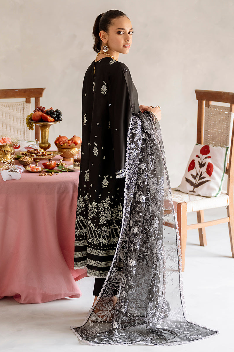 SHADED HUE-3PC EMBROIDERED LAWN SUIT | EID LAWN | CROSS STITCH in UK USA UAE online kapraye.com