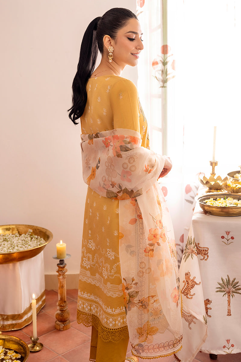 VIGOUR FLORET-3PC EMBROIDERED LAWN SUIT | EID LAWN | CROSS STITCH in UK USA UAE online kapraye.com