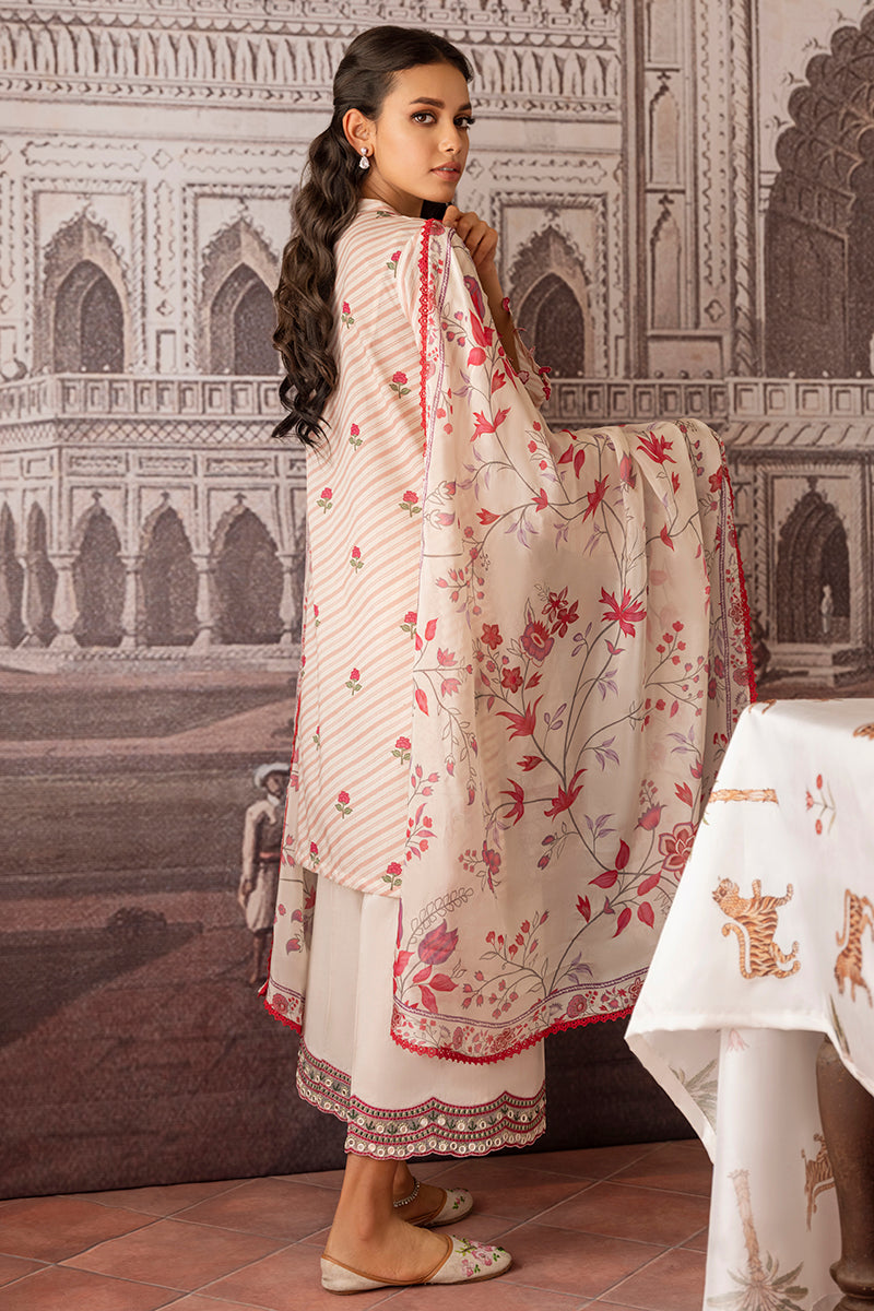 CLASSIC ALLEY-3PC PRINTED LAWN SUIT | EID LAWN | CROSS STITCH in UK USA UAE online kapraye.com