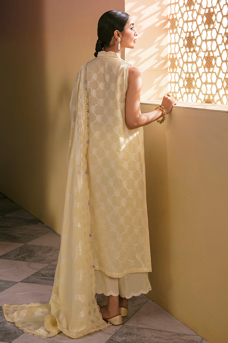 SYLVAN GRIS-3PC COTTON JACQUARD SUIT | EID LAWN-2 | CROSS STITCH in UK USA UAE online kapraye.com