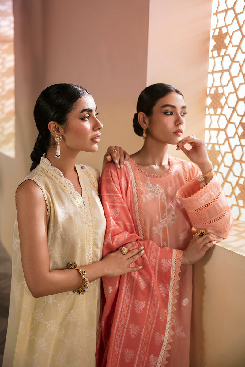 PRIM ROSE-3PC COTTON JACQUARD SUIT | EID LAWN-2 | CROSS STITCH in UK USA UAE online kapraye.com