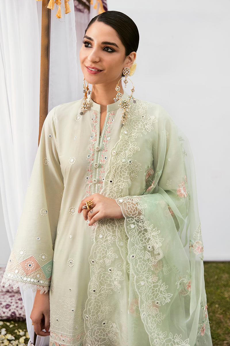 AQUA REGALIA-3PC EMBROIDERED LAWN SUIT | EID LAWN-2 | CROSS STITCH in UK USA UAE online kapraye.com