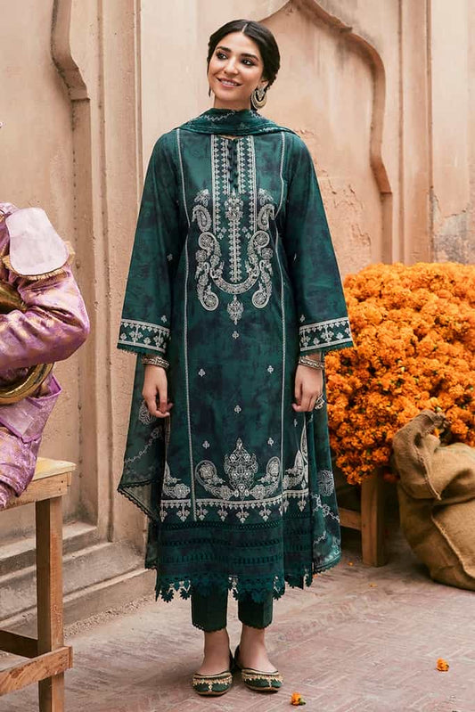 BISTRO BARN-3PC EMBROIDERED LAWN SUIT | EID LAWN-2 | CROSS STITCH in UK USA UAE online kapraye.com