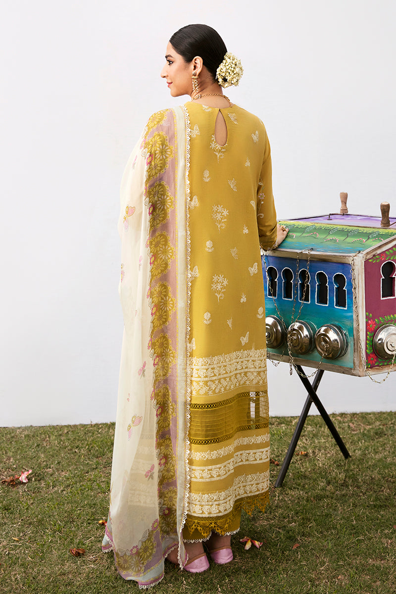 MOSS LILY-3PC EMBROIDERED LAWN SUIT | EID LAWN-2 | CROSS STITCH in UK USA UAE online kapraye.com