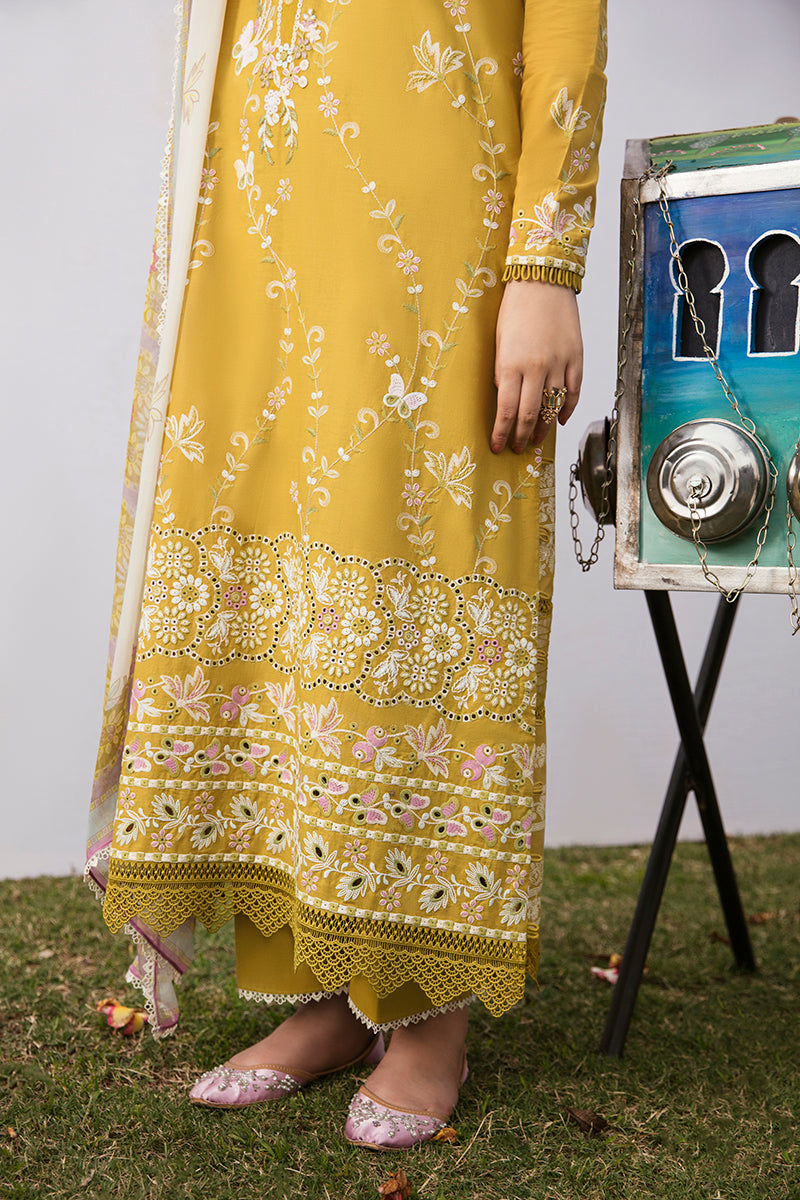 MOSS LILY-3PC EMBROIDERED LAWN SUIT | EID LAWN-2 | CROSS STITCH in UK USA UAE online kapraye.com